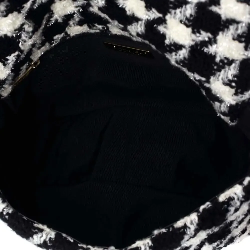 Chanel 19 Flap Bag Quilted Tweed Large #254497C49B